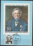 Berlin MK 1986 MiNr.759  100.Todestag Von Leopold Von Ranke  ( PK401 ) Günstige Versandkosten - Cartes-Maximum (CM)