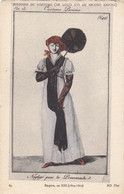 Histoire - Costume Parisien - Femme - Mode - Empire An XIII - ND 89 Colorisée - Histoire