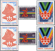 309153 MNH TURQUIA 1976 21 JUEGOS OLIMPICOS VERANO MONTREAL 1976 - Colecciones & Series