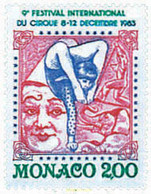 32937 MNH MONACO 1983 9 FESTIVAL INTERNACIONAL DEL CIRCO DE MONTECARLO - Otros & Sin Clasificación