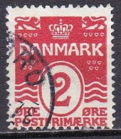 DK018 – DENMARK – 1917 – NUMBERS & WAVES TYPE – SC # 58a USED 19 € - Used Stamps