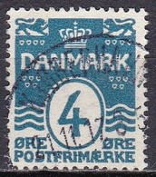 DK019 – DENMARK – 1917 – NUMBERS & WAVES TYPE – SC # 60a USED 37,50 € - Used Stamps