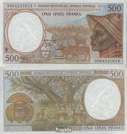 Zentralafrikanische Republik Pick-Nr: 301F F Bankfrisch 1999 500 Francs - Centraal-Afrikaanse Republiek