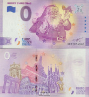 Alle Welt Souvenirschein Merry Christmas Bankfrisch 2020 0 Euro Merry Christmas - Vrac - Billets