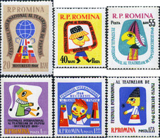 61885 MNH RUMANIA 1960 FESTIVAL DE TEATRO - Autres & Non Classés