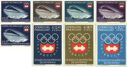 72826 MNH PARAGUAY 1963 9 JUEGOS OLIMPICOS DE INVIERNO. INNSBRUCK 1964 - Winter 1964: Innsbruck