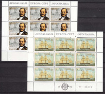 Yugoslavia Republic 1982 Europa-CEPT Mi#1919-1920 Mint Never Hinged Kleinbogen (Minisheet) - Unused Stamps