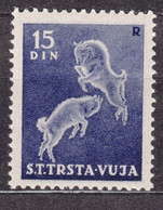 Italy Trieste Zone B STT Vujna 1950 Mi#42, Sassone#29 Key Stamp, Mint Never Hinged - Nuovi