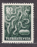 Italy Yugoslavia Trieste Zone B, Animals 1950 Mi#43, Sassone#30 Mint Never Hinged - Nuovi