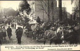 CPA Mortsel Flandern Antwerpen, Bürgermeister Armand Segers, 20. April 1908 - Altri & Non Classificati