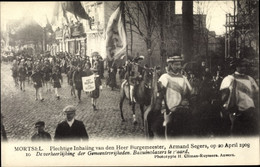 CPA Mortsel Flandern Antwerpen, Bürgermeister Armand Segers, 20. April 1908 - Altri & Non Classificati