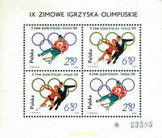 71592 MNH POLONIA 1964 9 JUEGOS OLIMPICOS DE INVIERNO. INNSBRUCK 1964 - Ohne Zuordnung