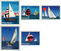 230653 MNH POLONIA 1965 CAMPEONATO MUNDIAL DE REGATAS CLASE "FINN" - Sin Clasificación