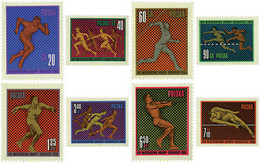 61620 MNH POLONIA 1966 8 CAMPEONATOS DE ATLETISMO DE EUROPA. - Non Classificati