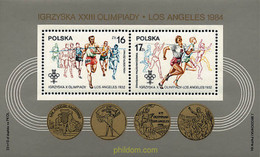 61709 MNH POLONIA 1984 23 JUEGOS OLIMPICOS VERANO LOS ANGELES 1984 - Sin Clasificación