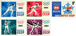229564 MNH UNION SOVIETICA 1964 9 JUEGOS OLIMPICOS DE INVIERNO. INNSBRUCK 1964 - Sammlungen
