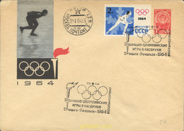 253016 USED UNION SOVIETICA 1964 9 JUEGOS OLIMPICOS DE INVIERNO. INNSBRUCK 1964 - Colecciones