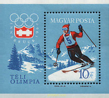 70944 MNH HUNGRIA 1964 9 JUEGOS OLIMPICOS DE INVIERNO. INNSBRUCK 1964 - Hiver 1964: Innsbruck