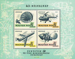 64037 MNH HUNGRIA 1967 ASTROFILATELIA - Parachutting