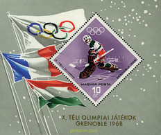 70946 MNH HUNGRIA 1967 10 JUEGOS OLIMPICOS INVIERNO GRENOBLE 1968 - Autres & Non Classés