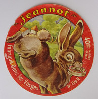Etiquette Fromage  CAMEMBERT  JEANNOT VOSGES - Fromage