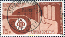 273518 USED INDIA 1967 60 ANIVERSARIO DEL ESCULTISMO - Neufs