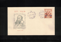 Trieste Zone B (STT-VUJA) 1951 Primoz Trubar FDC - Marcophilie