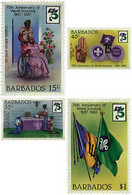 80926 MNH BARBADOS 1982 75 ANIVERSARIO DEL ESCULTISMO - Autres & Non Classés