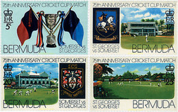 26750 MNH BERMUDAS 1976 75 ANIVERSARIO DE LA COPA DE CRICKET - Autres & Non Classés