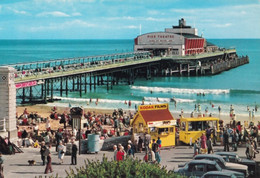 Bournemouth Pier From The West Cliff  - Formato Piccolo Viaggiata – FE390 - Bournemouth (tot 1972)