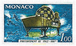 32363 MNH MONACO 1966 ANIVERSARIO DE LA OPERACION SUBMARINA PRECONTINENT III - Otros & Sin Clasificación