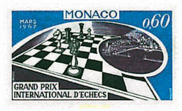 32365 MNH MONACO 1967 GRAN PREMIO INTERNACIONAL DE AJEDREZ - Otros & Sin Clasificación