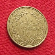 Lebanon 10 Piastres 1968 KM# 26 Lt 353 *V1T Liban Libano Libanon - Lebanon