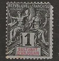 Timbre Anjouan Neuf * N° 1 - Used Stamps