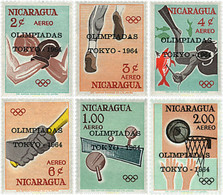 80146 MNH NICARAGUA 1964 18 JUEGOS OLIMPICOS VERANO TOKIO 1964 - Plongée