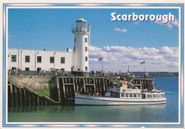 Postcard Scarborough Lighthouse And Coronia Tour Ship Dennis / John Hinde My Ref B25993 - Scarborough