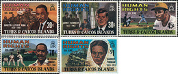 59310 MNH TURKS Y CAICOS 1980 DIA DE LOS DERECHOS HUMANOS - Martin Luther King