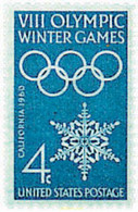 72076 MNH ESTADOS UNIDOS 1960 8 JUEGOS OLIMPICOS INVIERNO SQUAW VALLEY 1960 - Hiver 1960: Squaw Valley