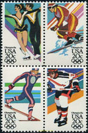 5150 MNH ESTADOS UNIDOS 1984 14 JUEGOS OLIMPICOS INVIERNO SARAJEVO 1984 - Hockey (su Erba)