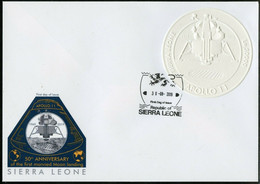 Sierra Leone 2019, Space, Apollo 11, BF In FDC - Afrique