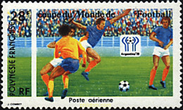 43574 MNH POLINESIA FRANCESA 1978 COPA DEL MUNDO DE FUTBOL. ARGENTINA-78 - Gebruikt