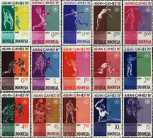 55392 MNH INDONESIA 1962 4 JUEGOS ASIATICOS EN JAKARTA - Bádminton