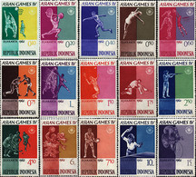 55392 MNH INDONESIA 1962 4 JUEGOS ASIATICOS EN JAKARTA - Badminton