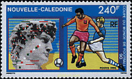 44543 MNH NUEVA CALEDONIA 1990 COPA DEL MUNDO DE FUTBOL. ITALIA-90 - Gebraucht