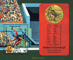 69693 MNH LAOS 1984 23 JUEGOS OLIMPICOS VERANO LOS ANGELES 1984 - Sommer 1928: Amsterdam