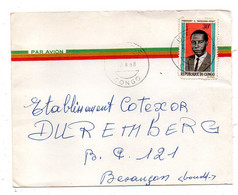Congo -1968 -Lettre De  DOLISIE    Pour   Besançon-25  ( France)..tp  Président  Seul Sur Lettre......à Saisir - Other & Unclassified
