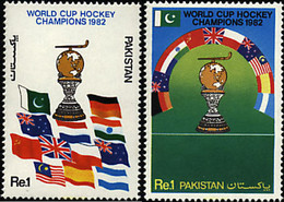 27391 MNH PAKISTAN 1982 COPA DEL MUNDO DE HOCKEY SOBRE HIERBA. Victoria - Hockey (su Erba)