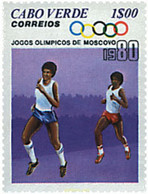 634067 MNH CABO VERDE 1980 22 JUEGOS OLIMPICOS VERANO MOSCU 1980 - Cap Vert