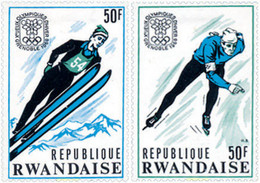 137210 MNH RUANDA 1968 10 JUEGOS OLIMPICOS INVIERNO GRENOBLE 1968 - 1962-1969