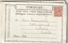 Torquay, England The "Ten View" Souvenir "Celesque" Colour Photography - Torquay
